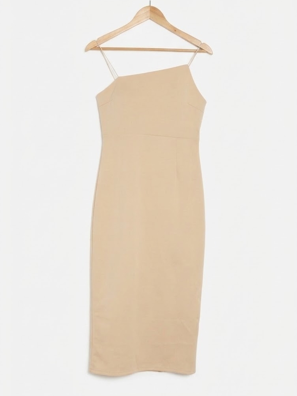 Apricot Bodycon Dress With Straps